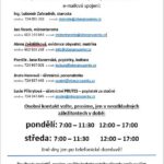 Úřední hodiny na&nbsp;OÚ