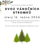 Mimořádný svoz vánočních stromků 16.&nbsp;ledna