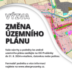 Výzva k&nbsp;podání návrhů na&nbsp;změnu územního plánu Prušánky
